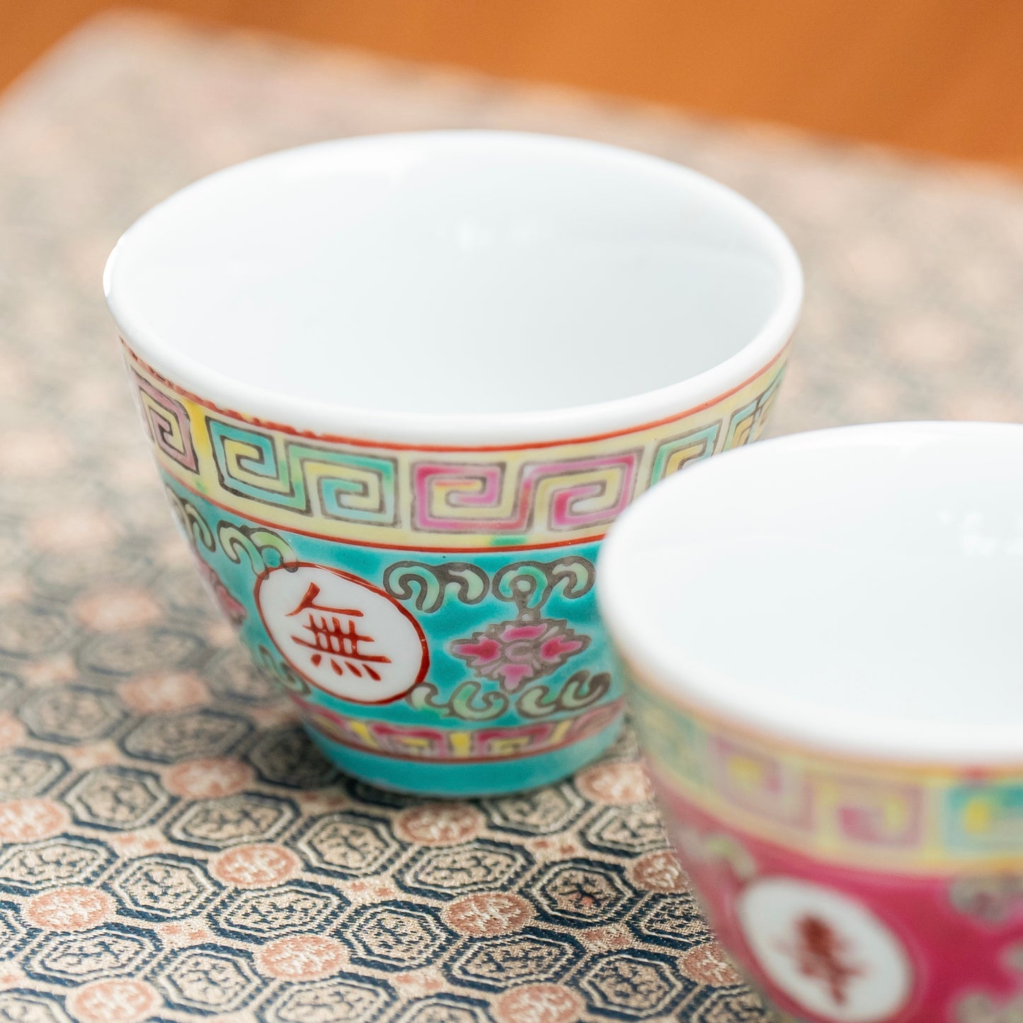 Traditional Teacup (Blue)