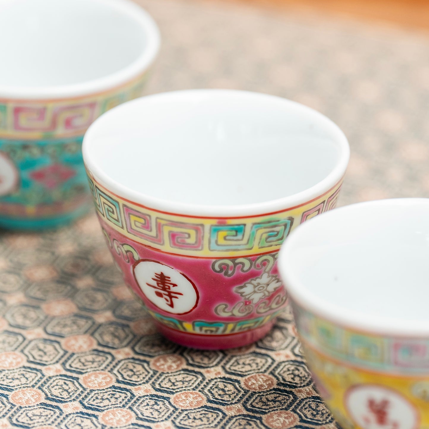 Traditional Teacup (Red)
